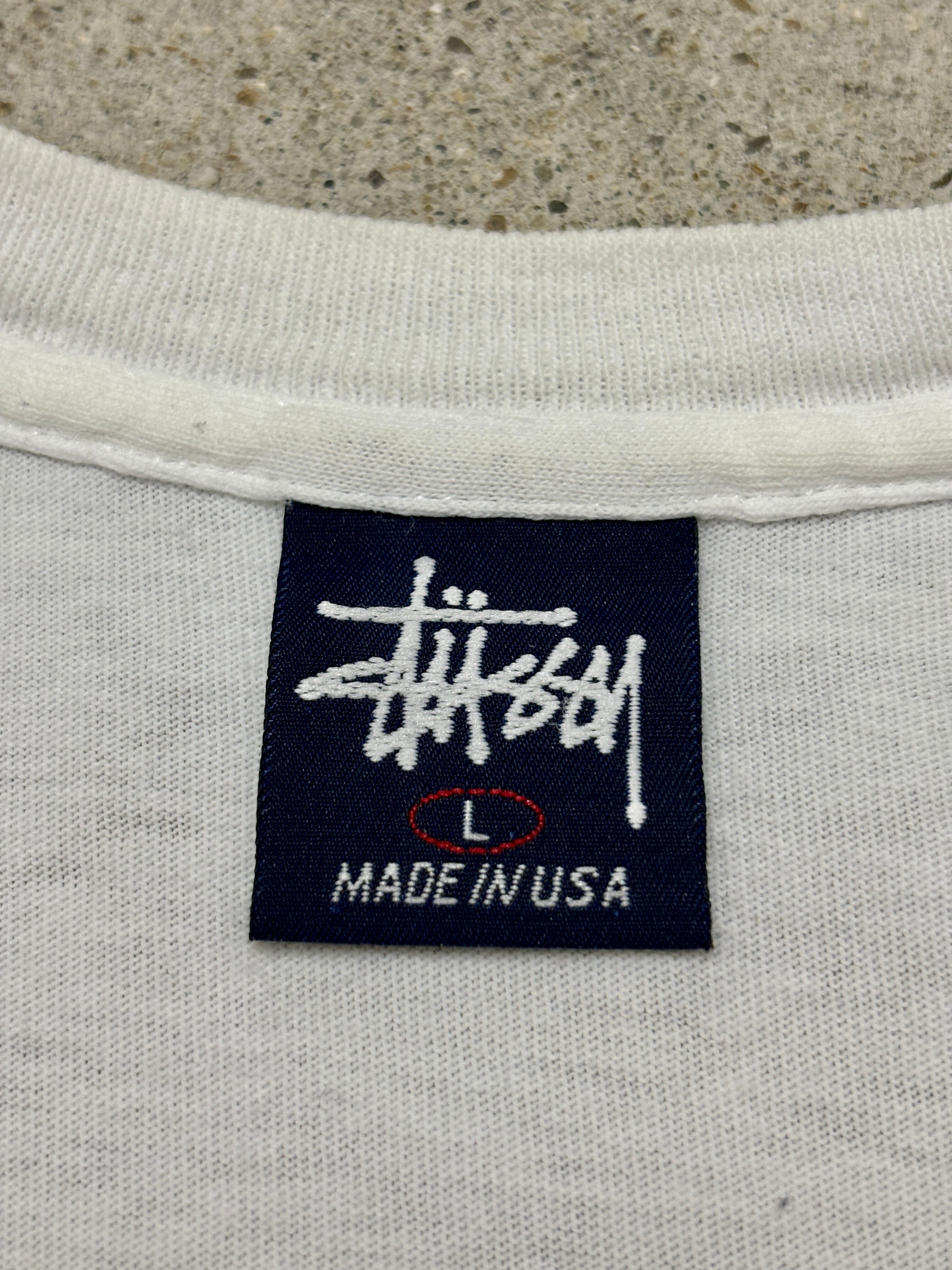90～00s OLD STUSSY/HAMAMATSU CHAPT Reopening Tee/USA製/紺タグ/L