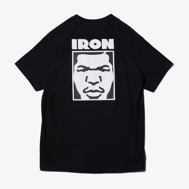 "IRON" T-SHIRT  BLACK