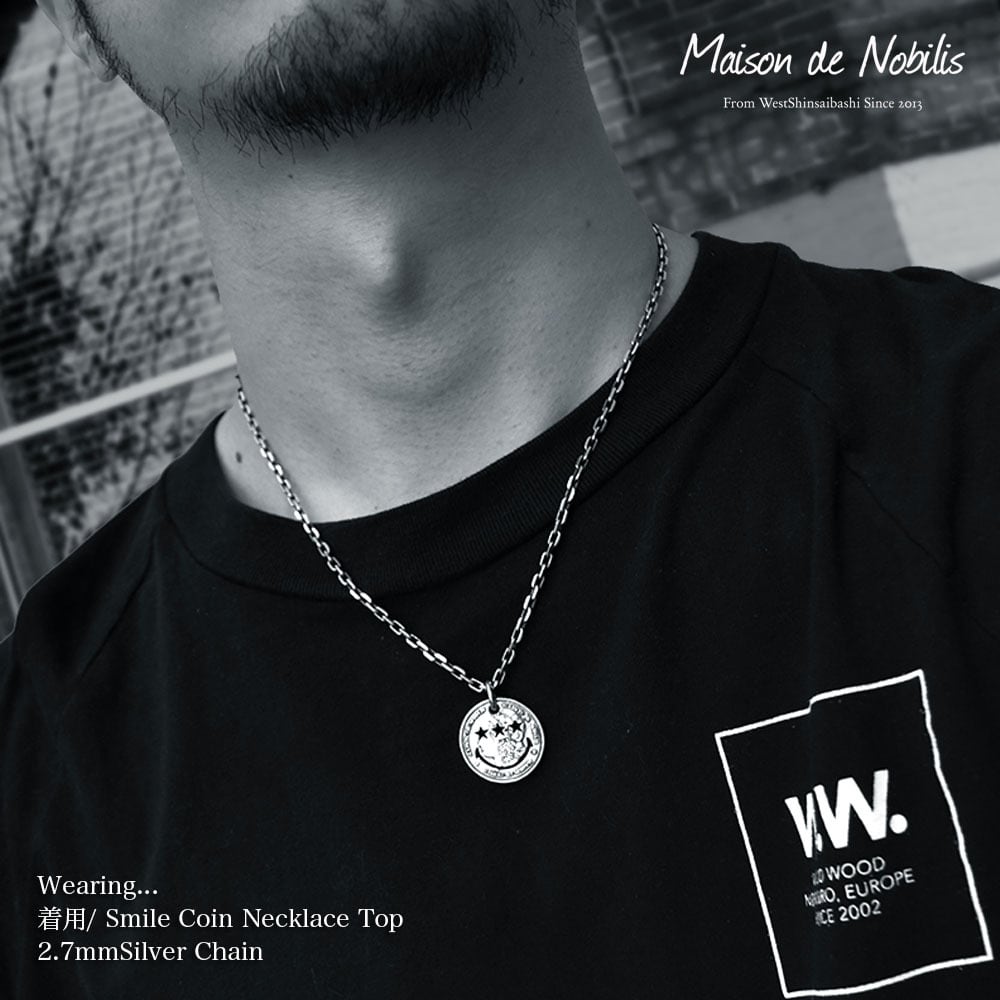 送料無料/翌日発送】Smile Coin Necklace Top【品番 19S2005