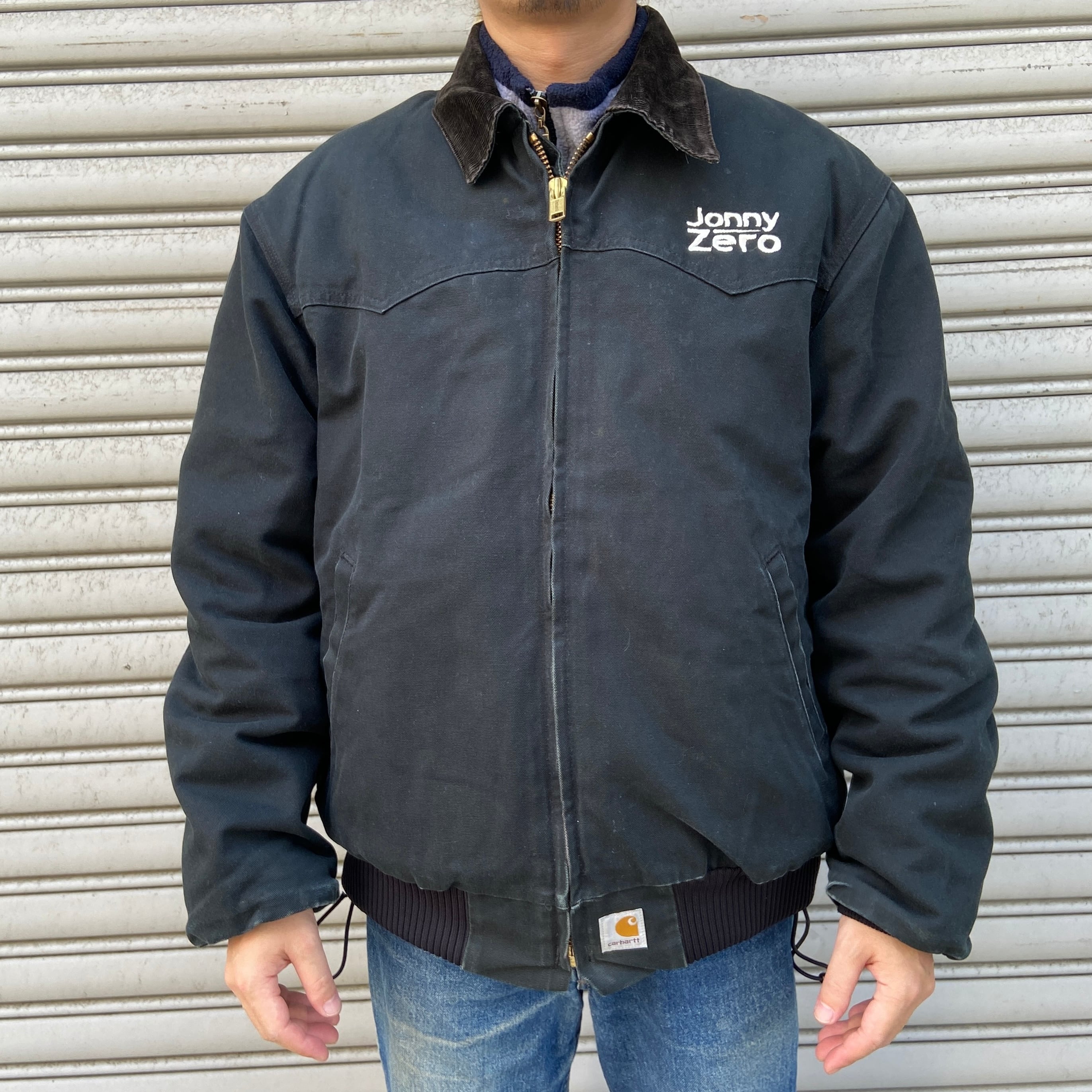 90s Carhartt サンタフェジャケット ダック地 黒 刺繍ロゴ | 古着屋 Uan 