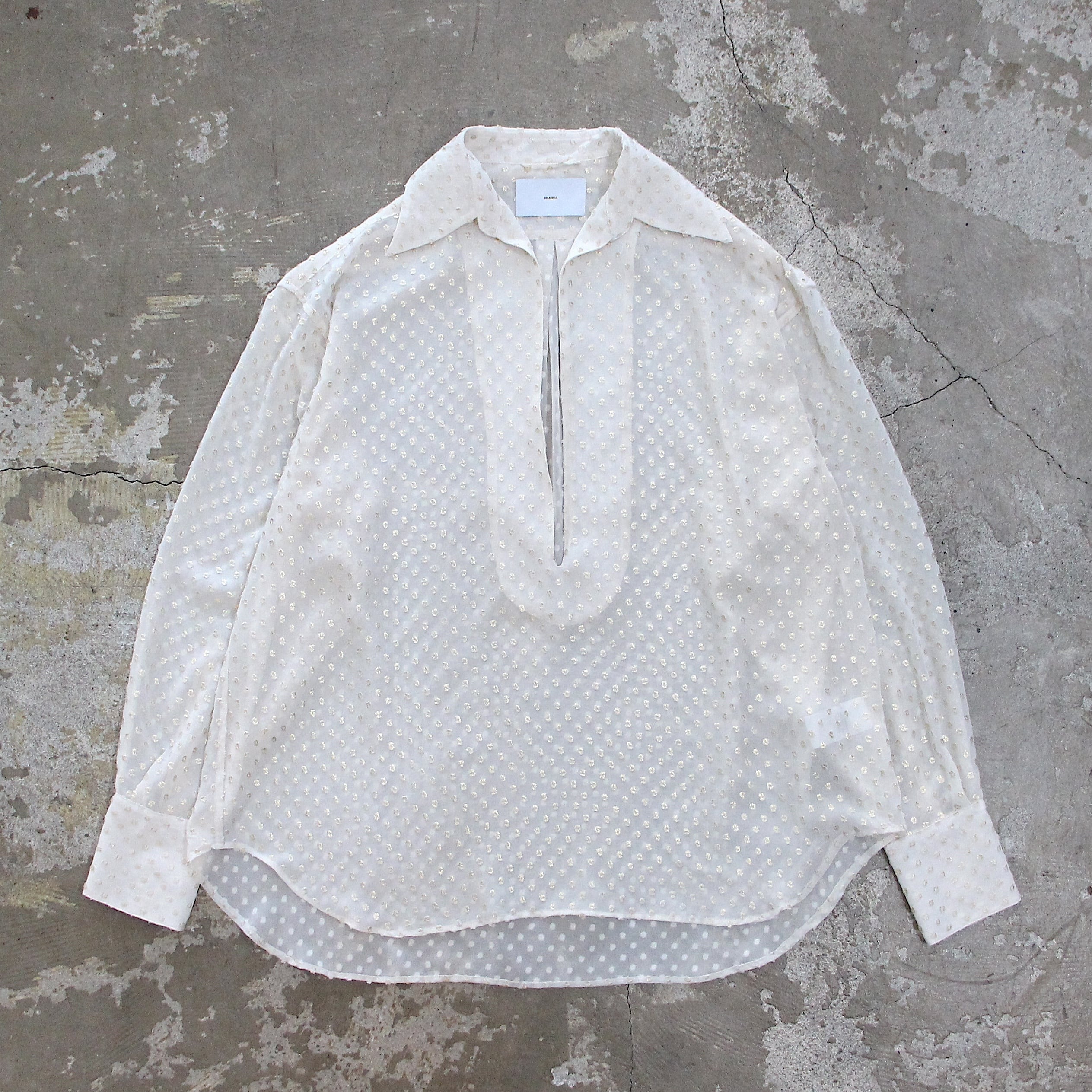 トップス SUGARHILL TWINKLE SHEER SKIPPER SHIRT SUGARHILL / TWINKLE SHEER SKIPPER SHIRT (ECRU) | orio online store