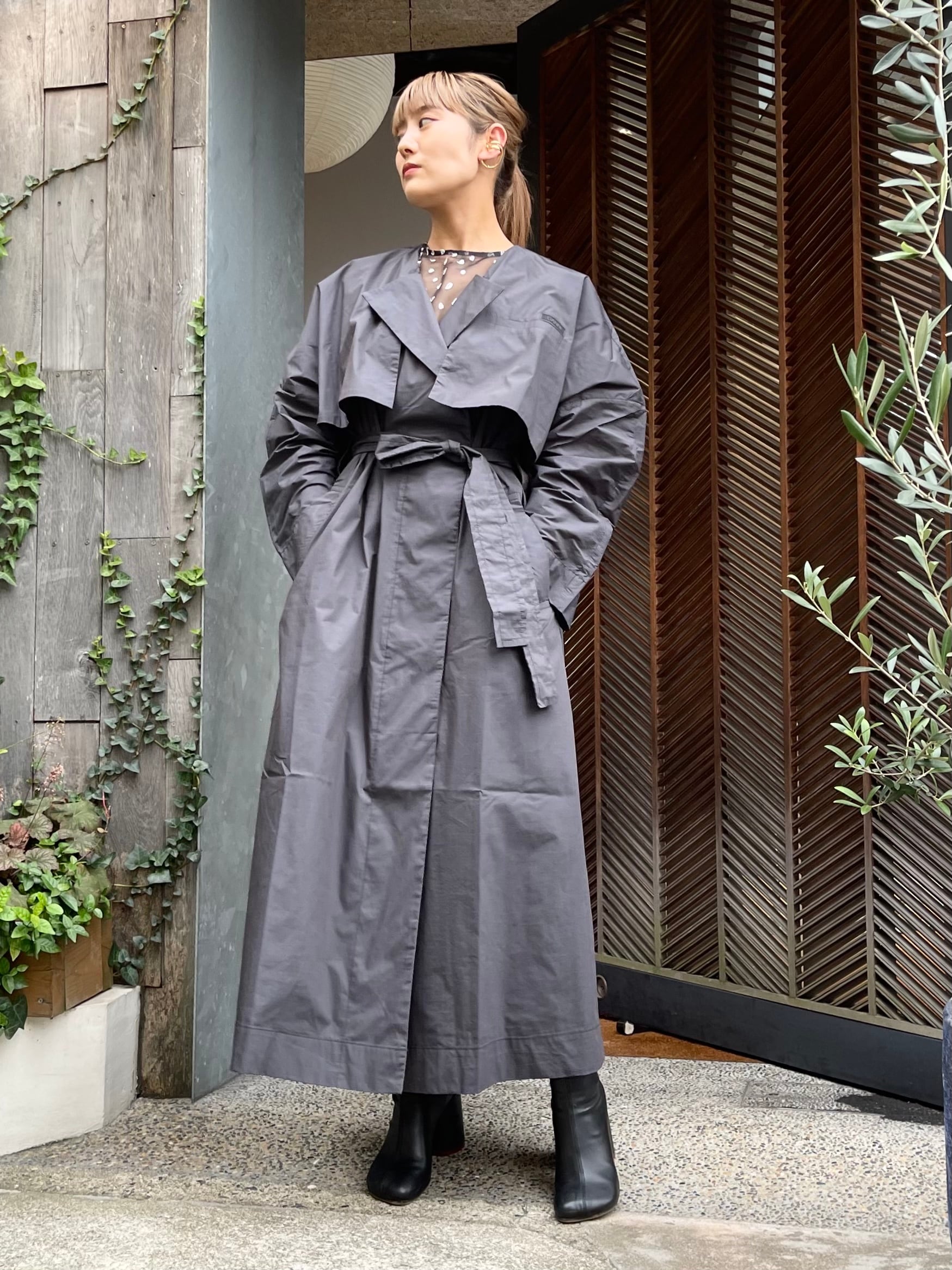 21AW】GANNI ガニー / STRETCH CANVAS TRENCH COAT | TRENTのオンラインショップ(福岡市のセレクトショップ)