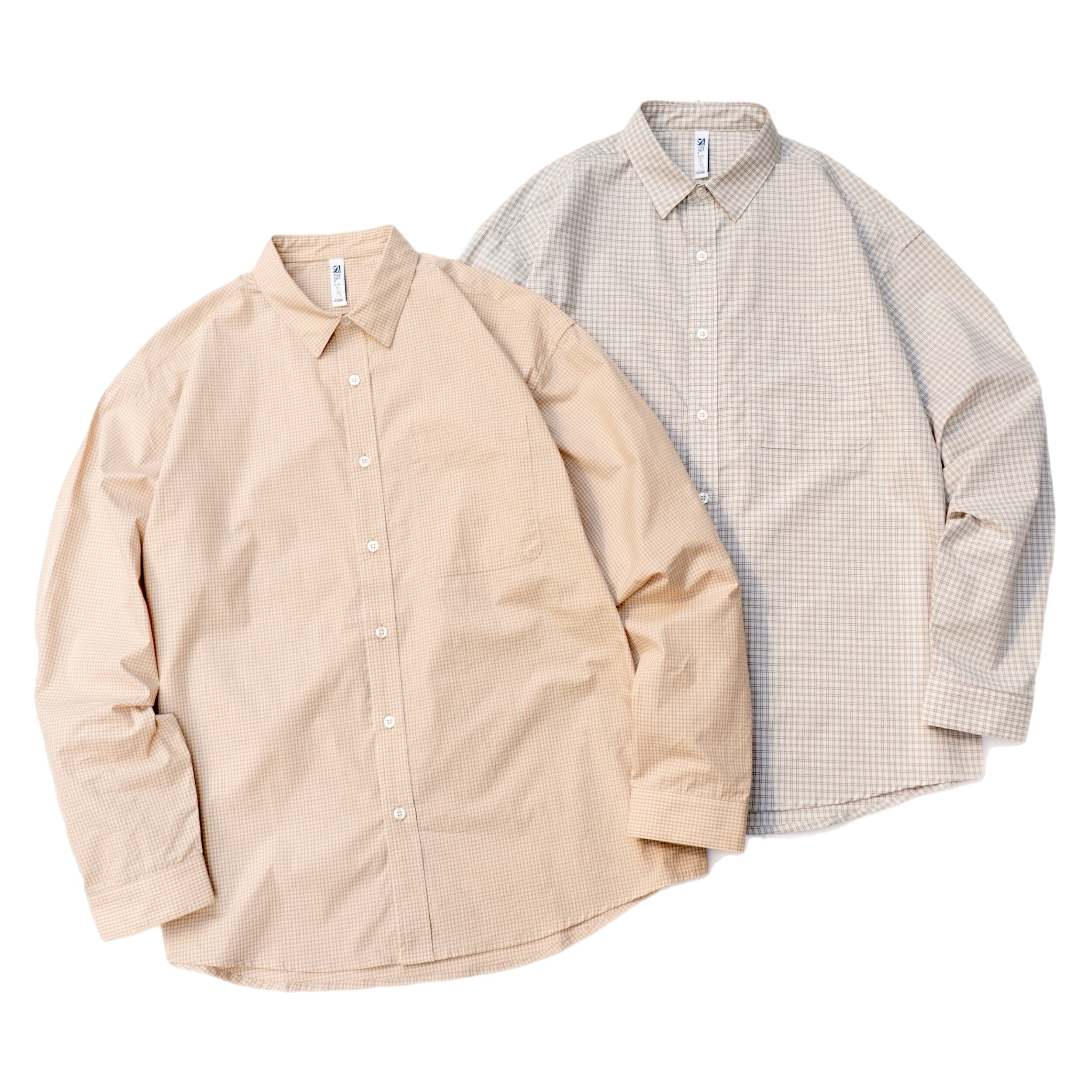 USUAL THINGS SCRUTINY/半袖シャツsand XL USUAL THINGS SCRUTINY/半袖シャツsand XL シワ加工 tシャツ