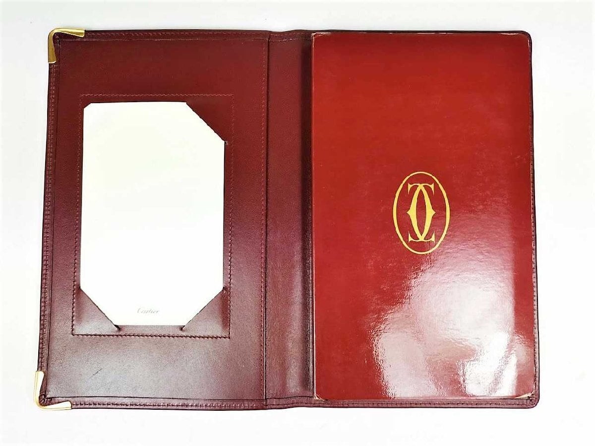 ☆アンティーク・極上品☆ カルティエ CARTIER 極上レザー手帳ケース