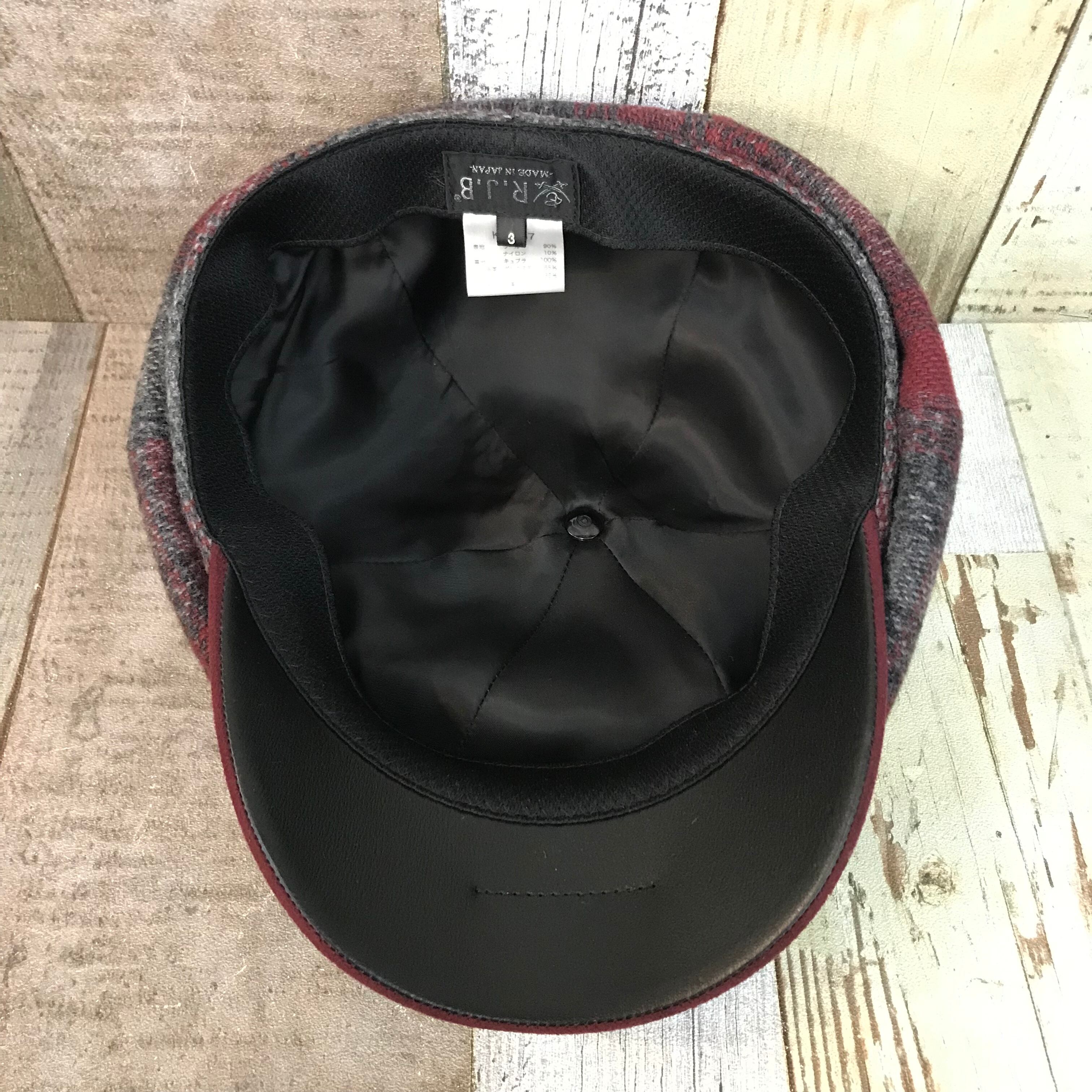 R.J.B アンバランス アールジェイビー ホースハイド キャスケット