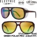 ELECTRIC エレクトリック サングラス メンズ レディース 偏光サングラス スポーツサングラス アウトドアサングラス STACKER TEAK GREEN POLAR PRO 日本代理店正規品