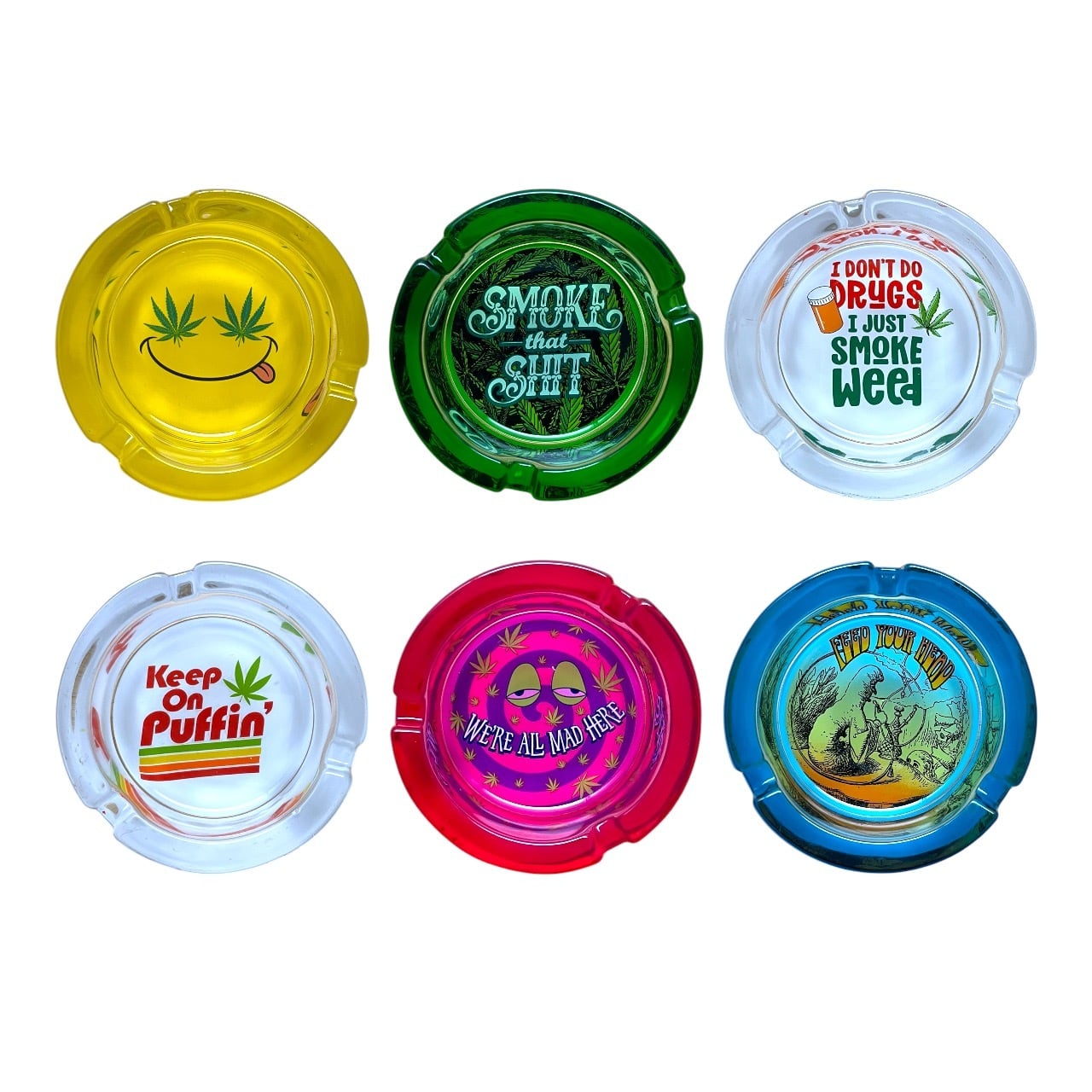 420friendly Glass Ashtrays / ガラス灰皿 | 420shibuya official