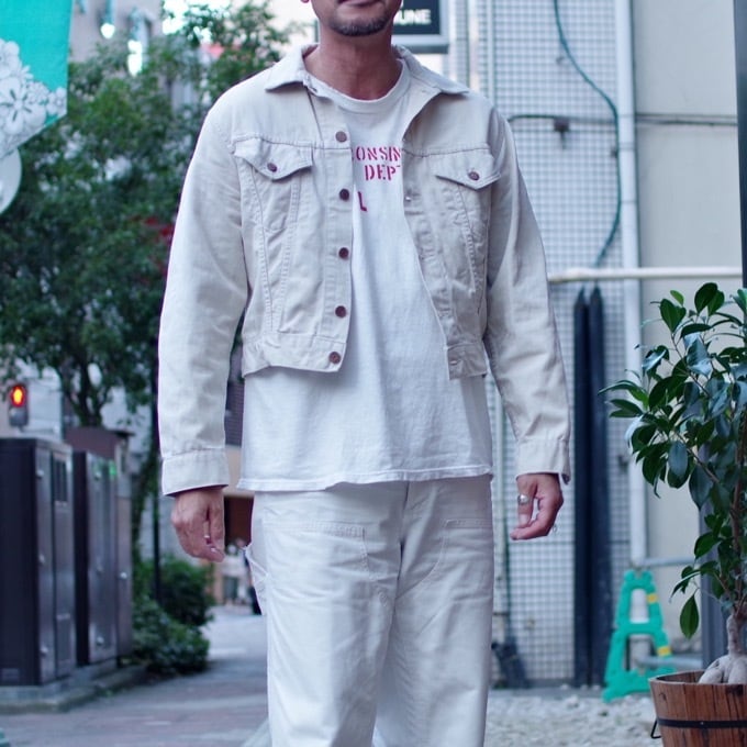 Size 42 1960s LEVI'S 840B Trucker Jacket / ヴィンテージ ホワイト