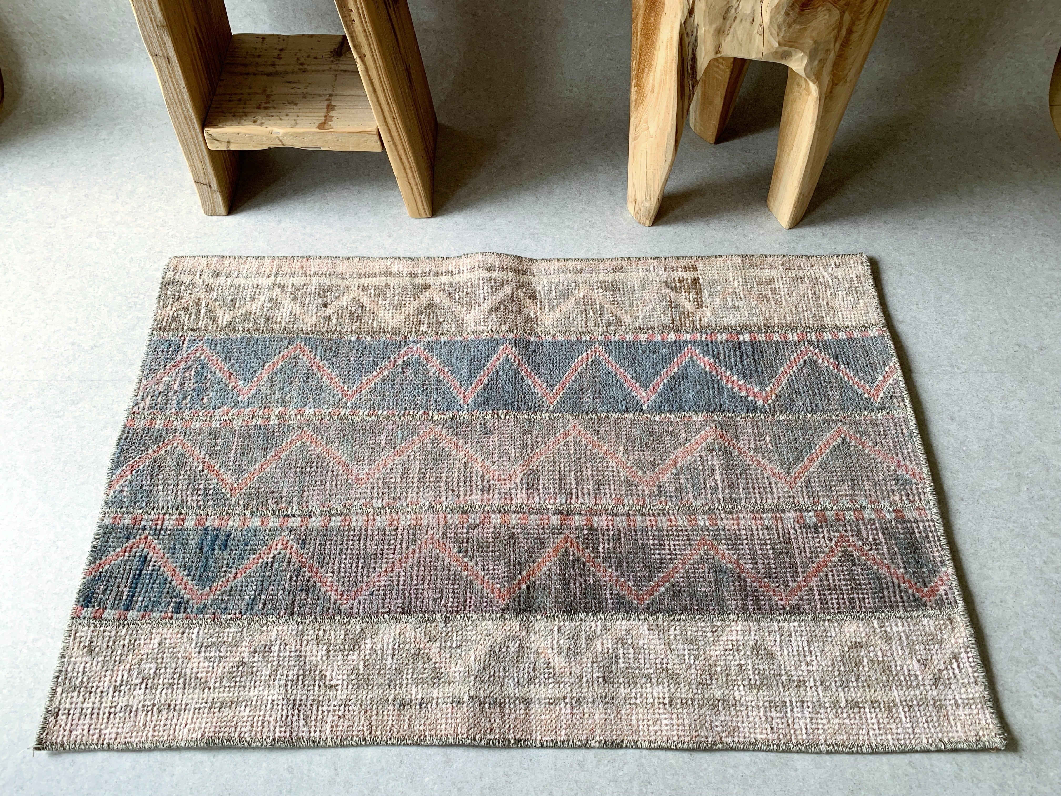 Vintage rug patchwork 95×63/トルコラグ ヴィンテージラグ Vintage rug patchwork 95×63/トルコラグ ヴィンテージラグ