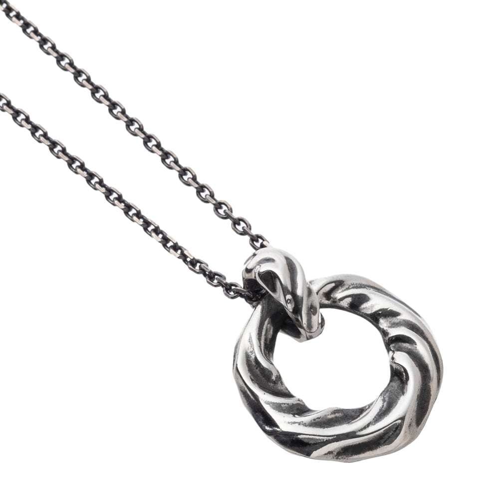 TRAVIS WALKER】 MINI TRIDENT PENDANT | SILVER SLASH