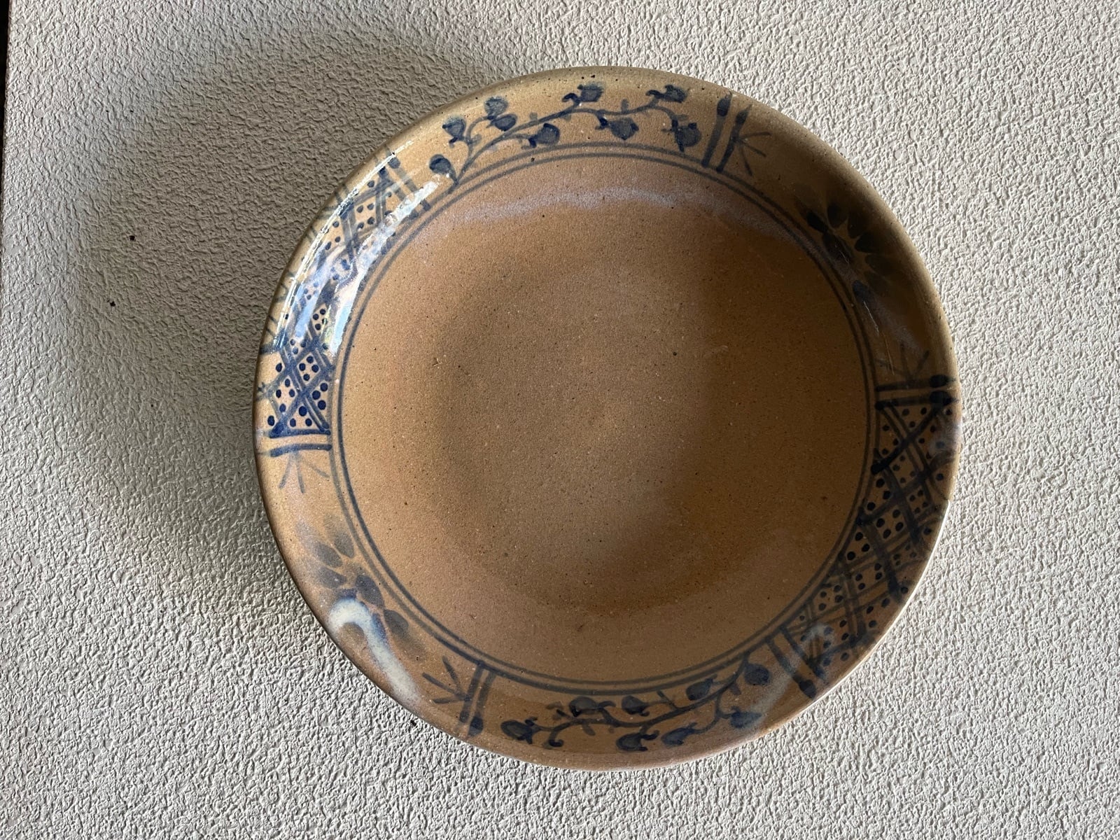 西野 陽子 染付け浅鉢23cm