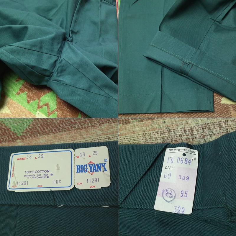60s~ BIG YANK Work Pants(表記W38L29)DEAD-STOCK | Wonder 60s~ BIG YANK Work Pants(表記W38L29)DEAD-STOCK | Wonder