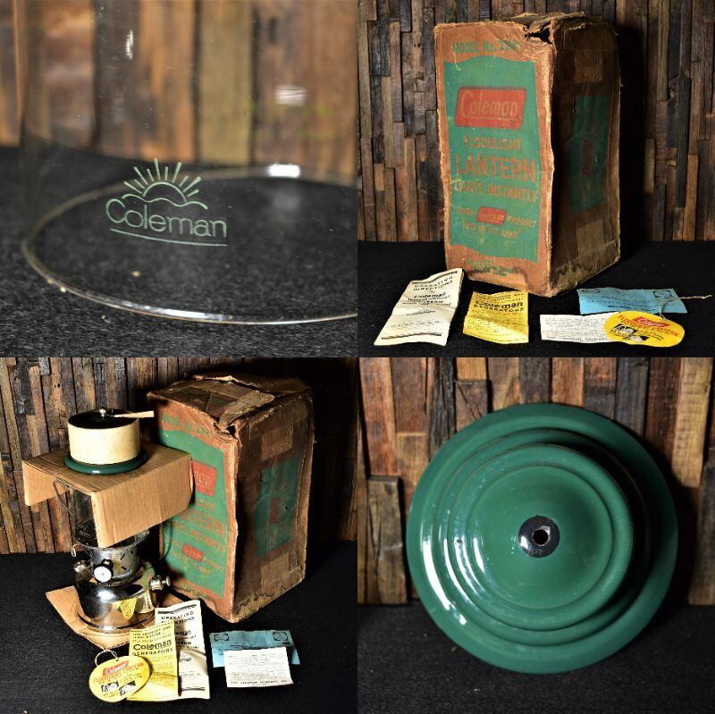コールマン 220D 1949年製造A期 ビンテージ ツーマントルランタン 美品