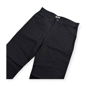 美品 BIGLIDUE ビリドゥーエ ヘリンボーンストライプ コットン&ナイロン パンツ サイズ44 /ブラック/ライカ/日本製