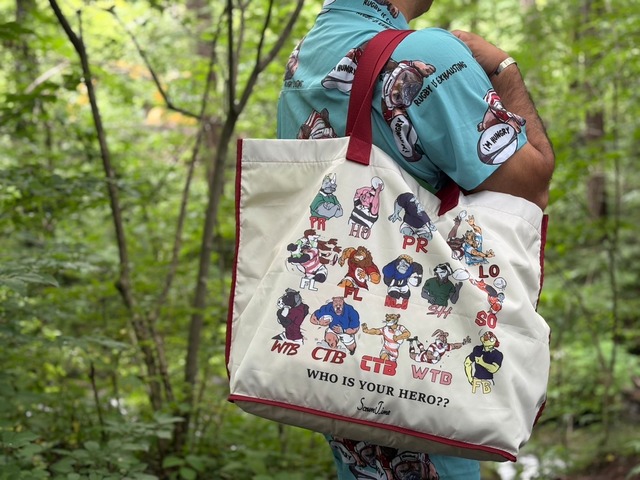 RUGBY BABY トートバック/グレー