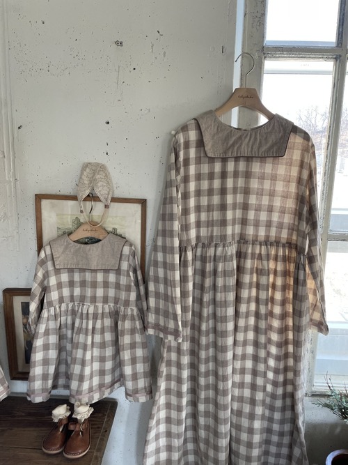 Oren 3rd［取寄］adult / bongbong check onepiece 26spring