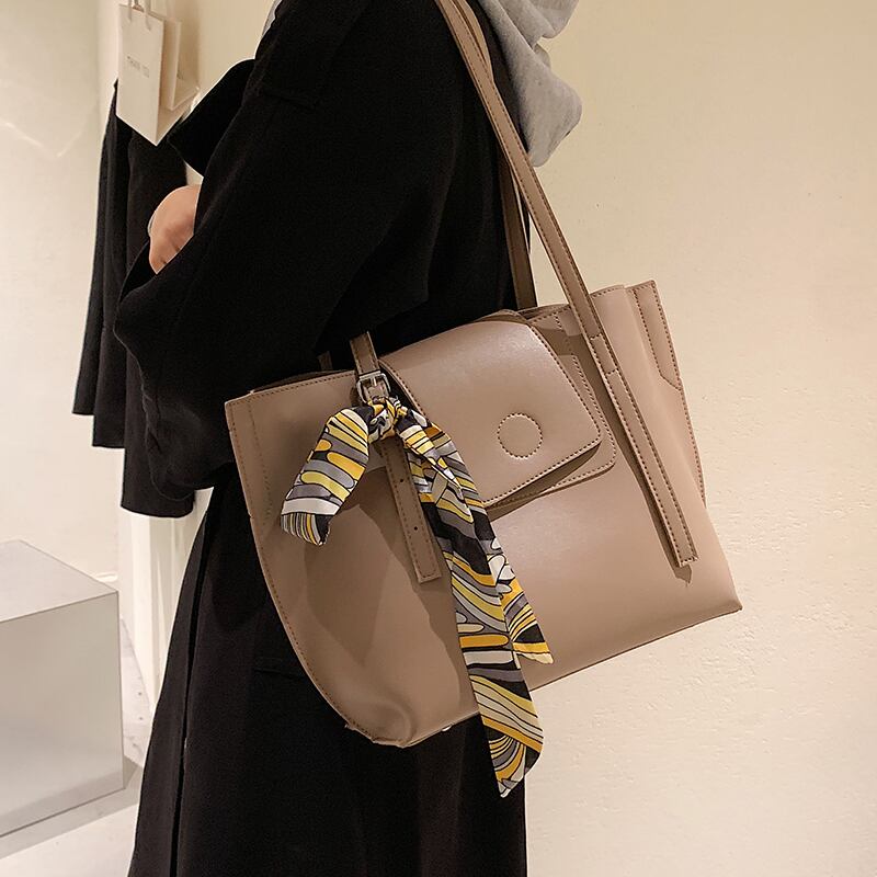 スタンダードオータムショルダーバッグ レトロ 秋物 トートバッグ 手作りハンドバック58534896298