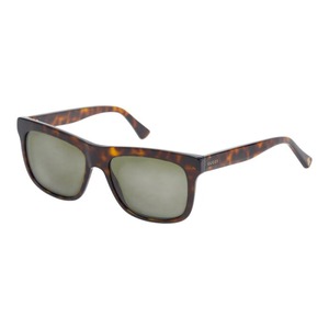 グッチ サングラス GG0158S 002 ブラウン プラスチック レディース GUCCI 【中古】