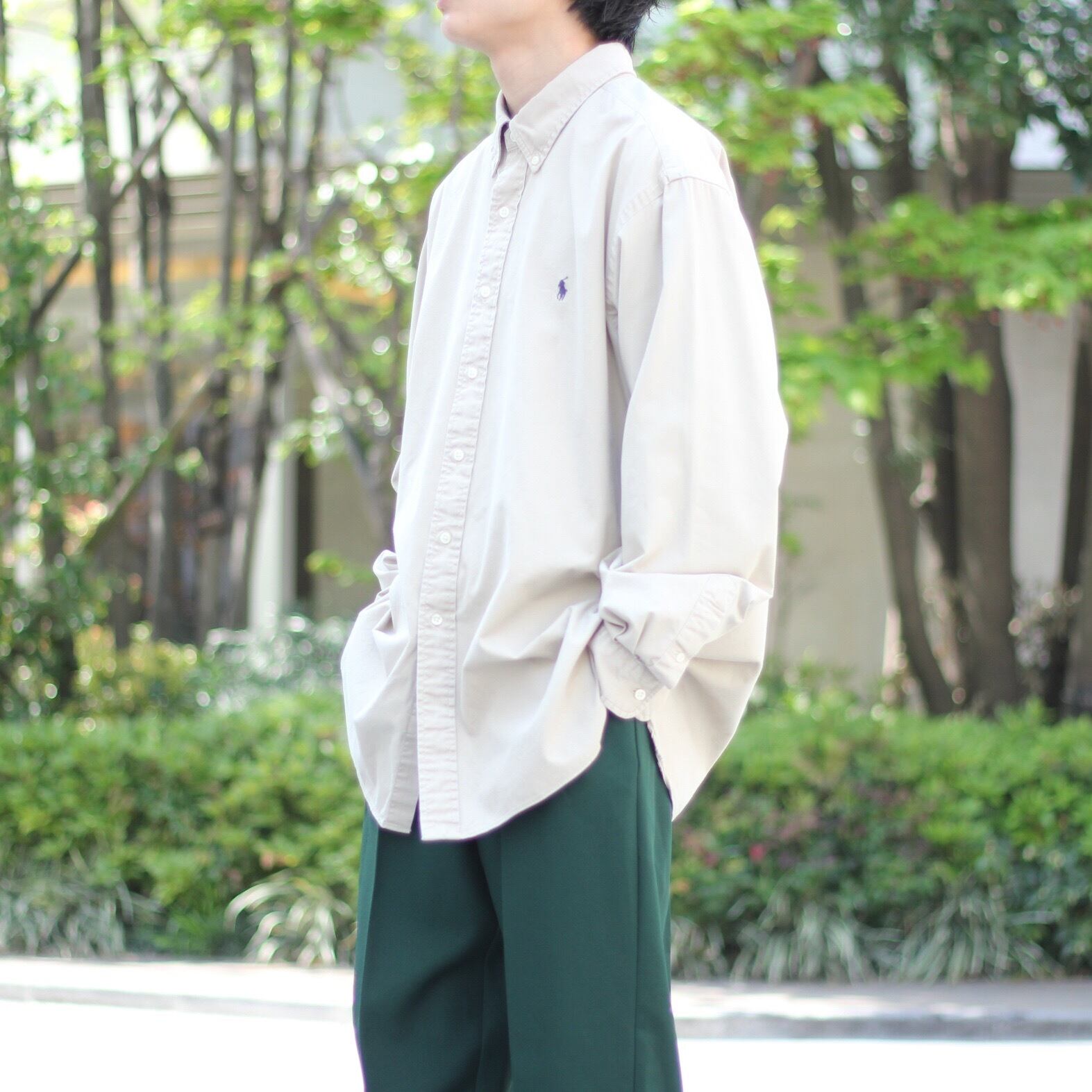 Ralph Lauren オーバーサイズボタンダウンシャツ 【FF-0855】 | cv