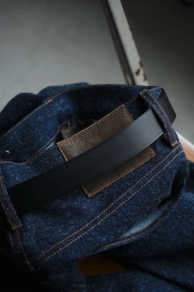 Jodhpurs Belt - Buttero Calf × Black
