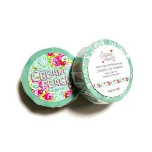 CP52 cream peach 【creamy lace mint】マスキングテープ 1.5cmx10m