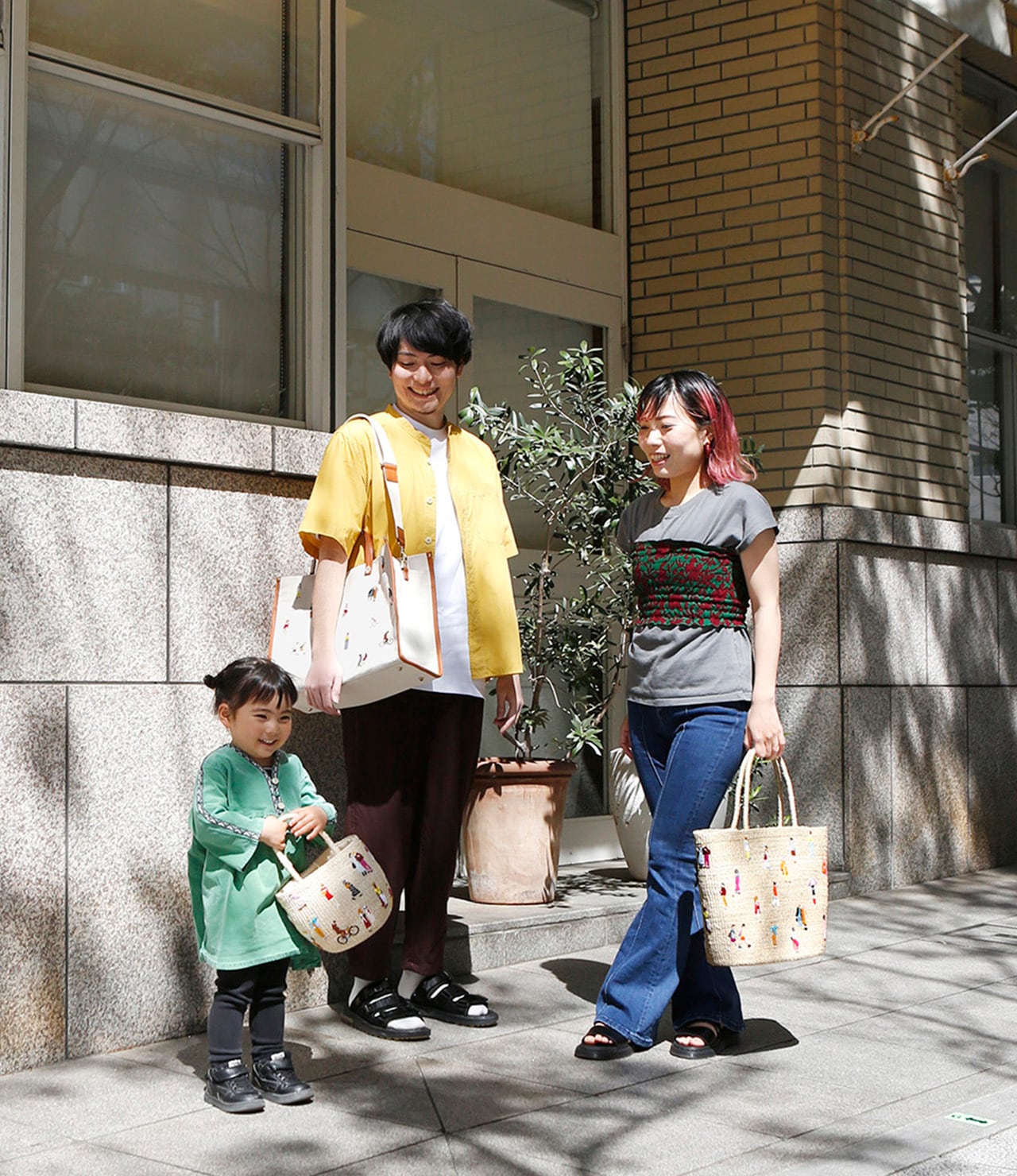 PPPRINT バケットバッグ ppprint