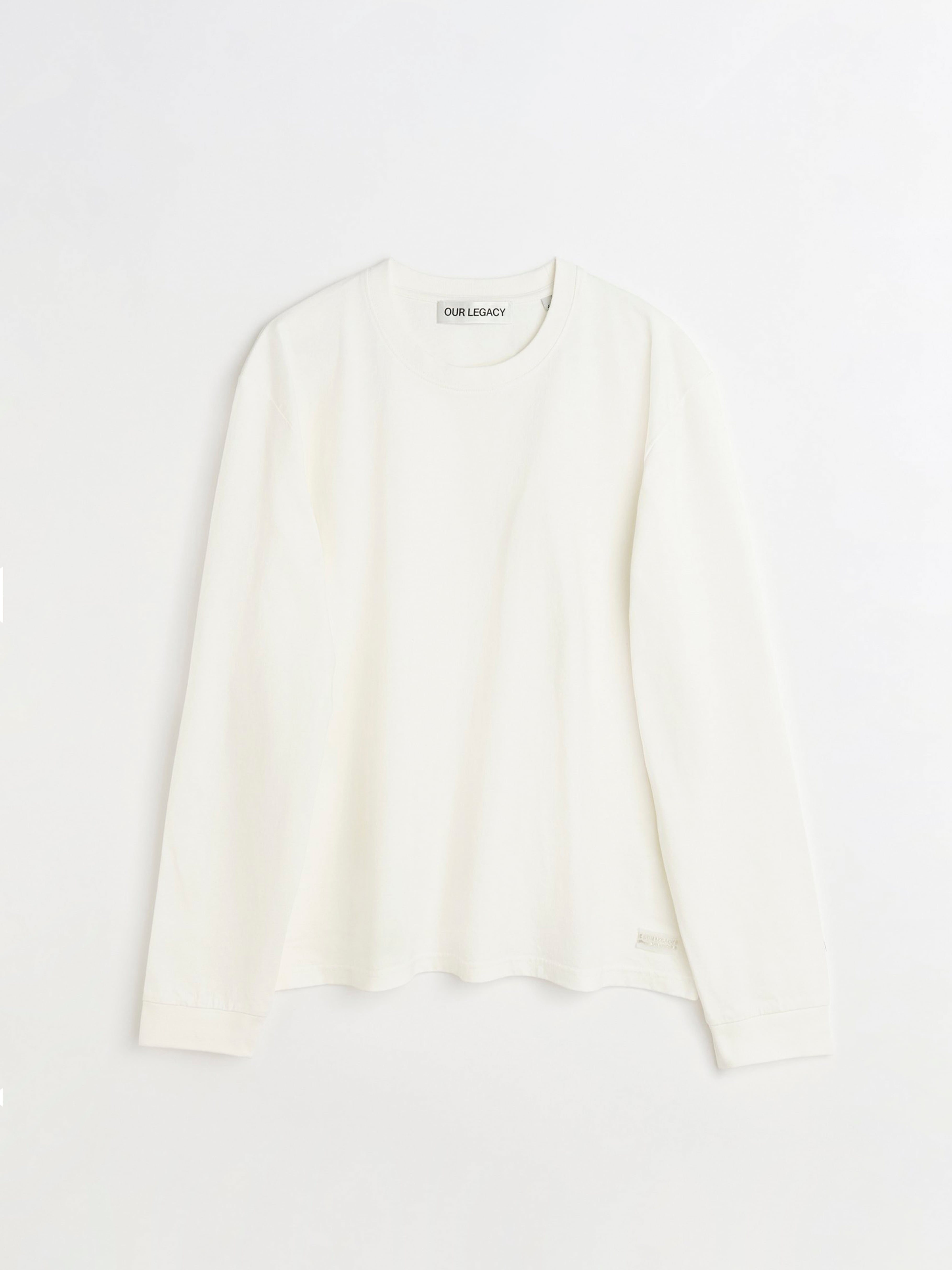 【大人気】Our Legacy ツアー ロング スリーブ OUR LEGACY TOUR LONGSLEEVE Raw White Band Jersey M2256TR