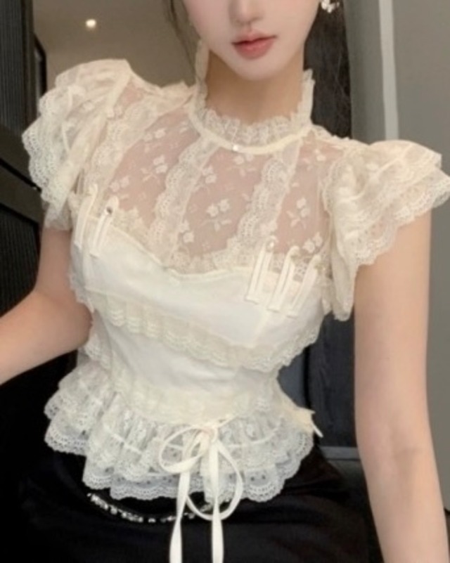 lace wong tops
