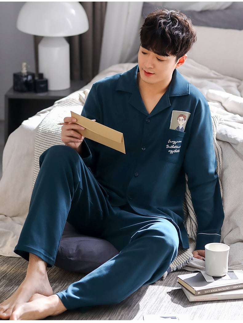 ジュタオピン」 ペア パジャマ 綿 パンダ 無地 セットアップ 前開き カップル 春 秋 シンプル 綿100％ 高級 ルームウェア ジュタオピン」 ペア  パジャマ 綿 無地 シンプル ゆったり セットアップ 前開き カップル 春 秋 綿100％ 裏起毛無し 長袖 「ジュタオピン」 ペア パジャマ 綿 前開き 無地 ゆったり セットアップ カップル 春 秋 秋冬 綿100％ 長袖トップス ロング