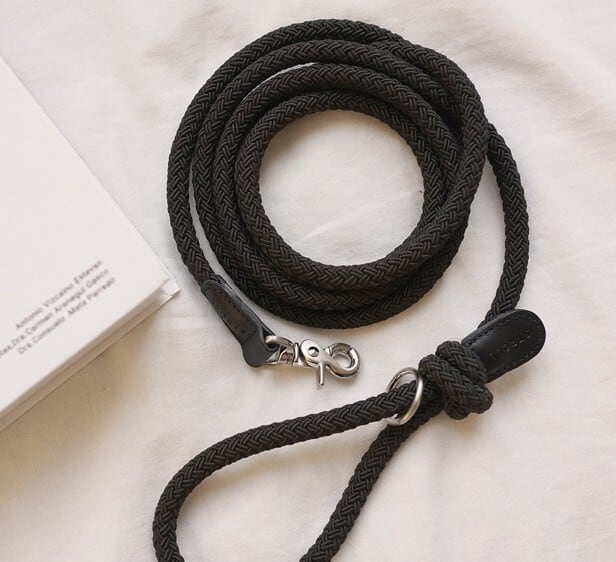 即納【stroll】Rope Leash Classic (Black)