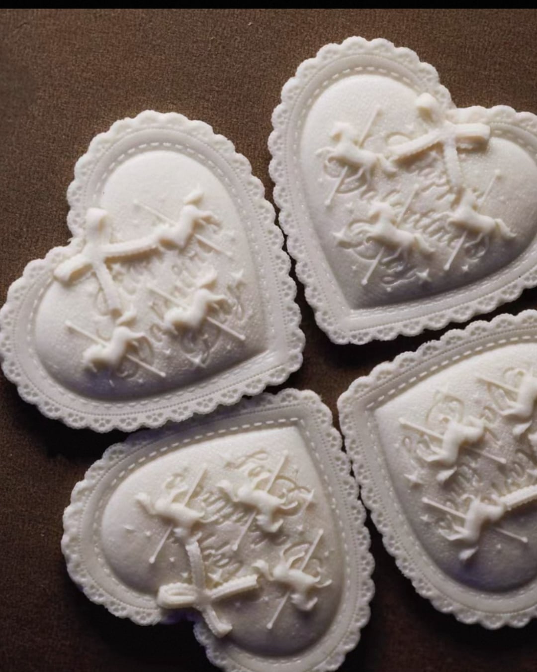 【6月中旬入荷予定】Wax Stamp -Lace heart -スタンプヘッド