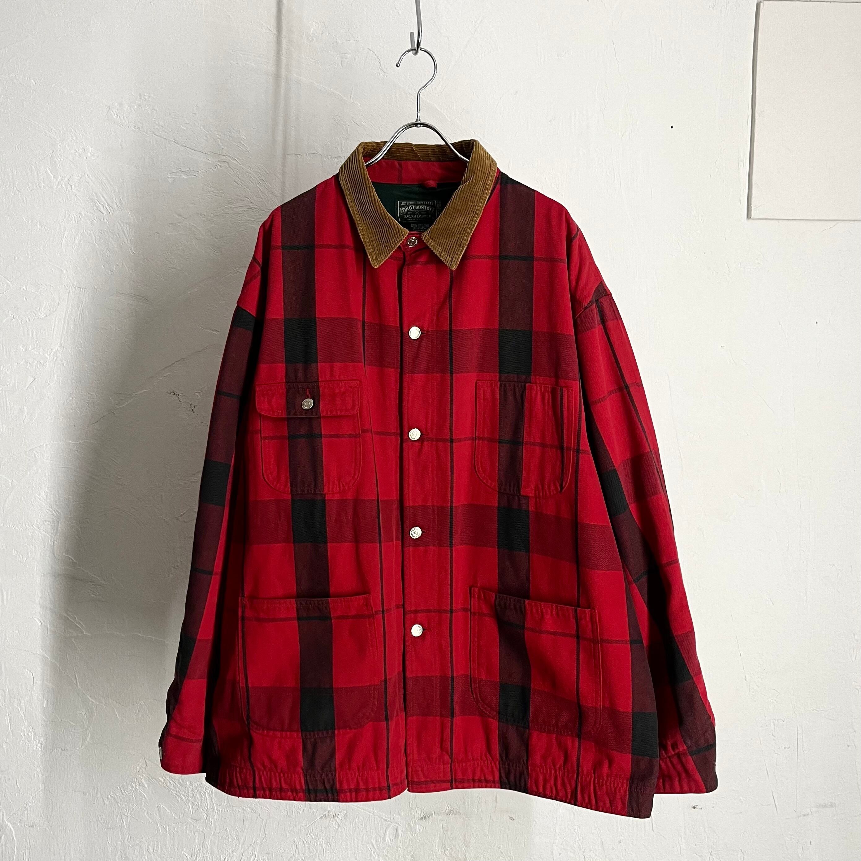 ~90s POLO COUNTRY Cotton Coverall Jacket USA製