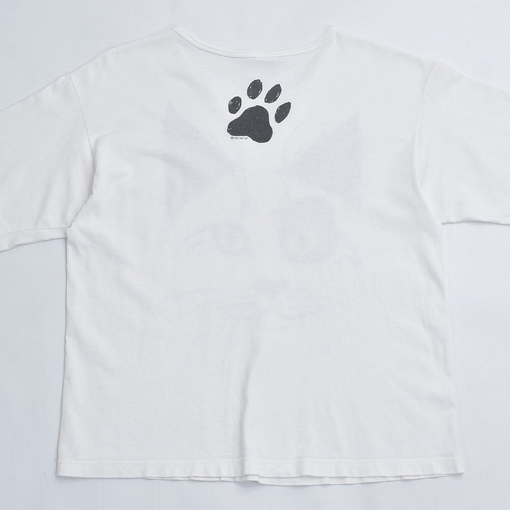 [新品・未使用] クレイジーシャツ 空飛ぶ絨毯CAT 90s USA製 crazy shirts クレイジーシャツ キャットフェイス ネコ 猫