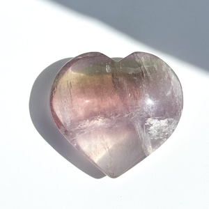 レインボーフローライト ハート32◇ Rainbow Fluorite ◇天然石・鉱物・パワーストーン・インテリア