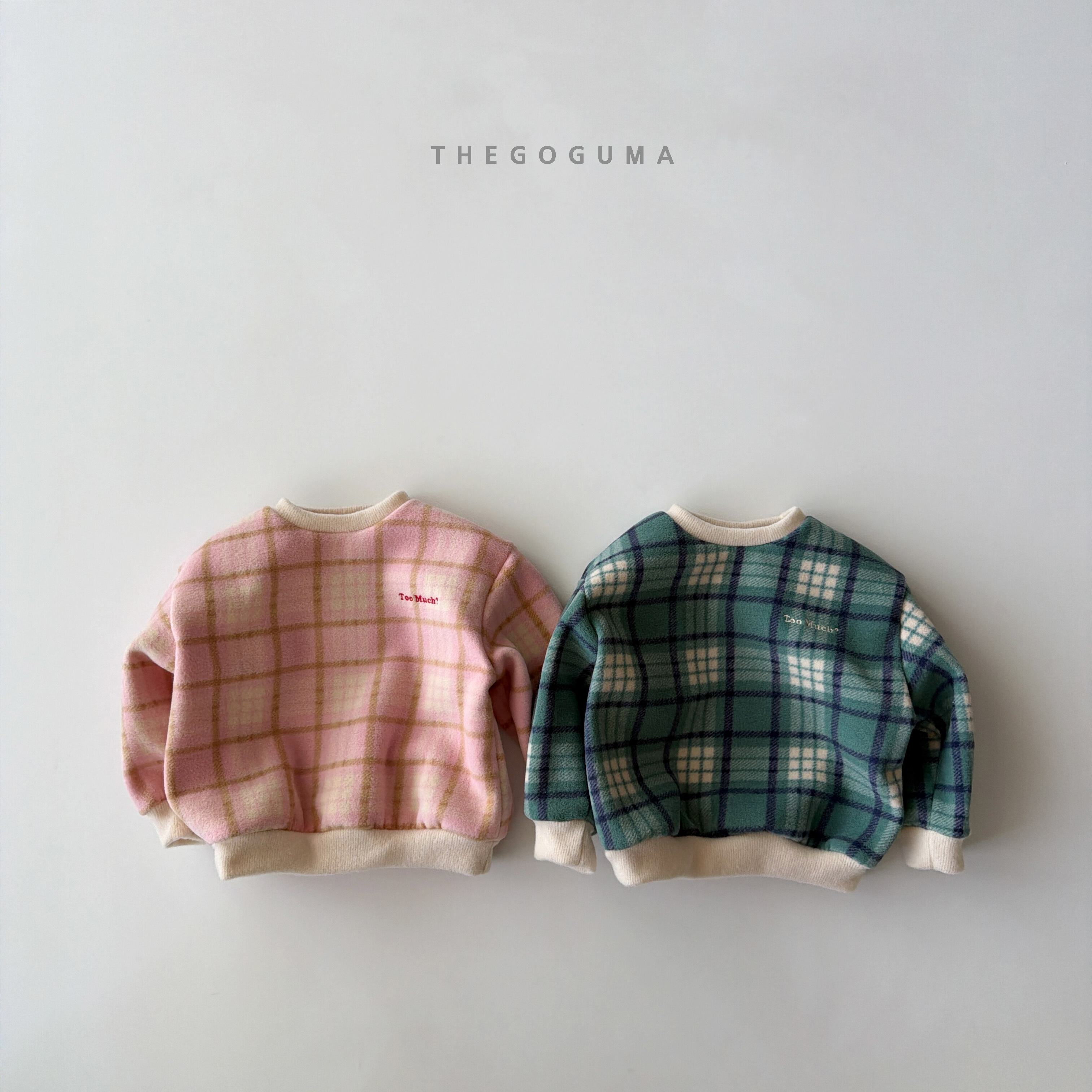 【Jr.size】check pong mtm【the goguma】※11月下旬〜12月上旬発送予定
