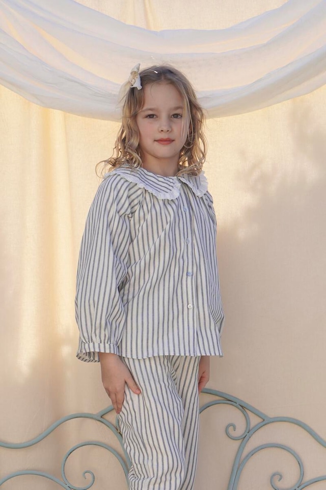 House of Paloma / Espe Blouse _ French Navy Stripe  (3y,4y,5y,6y)