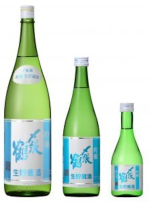 〆張鶴 吟醸生貯蔵酒 300ml 12本入り（クール便指定）