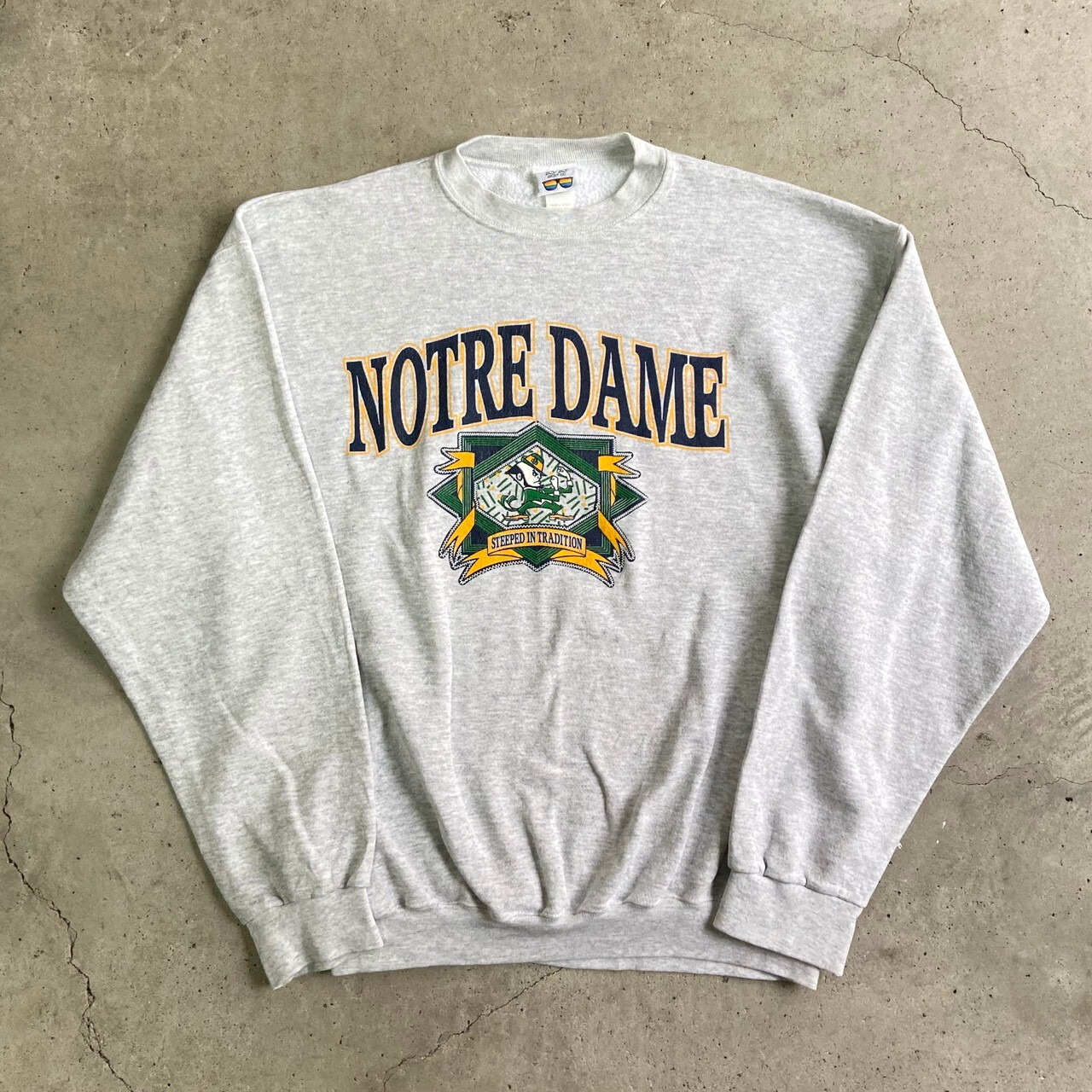 ビッグサイズ 90年代 USA製 NOTRE DAME ノートルダム カレッジロゴ 