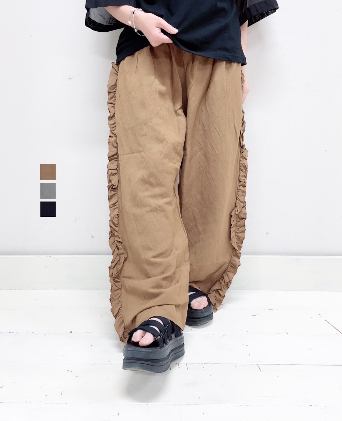 Gauze#】リネンヴィスユースヴィヴィアンパンツ / G1106 | syozikiya 