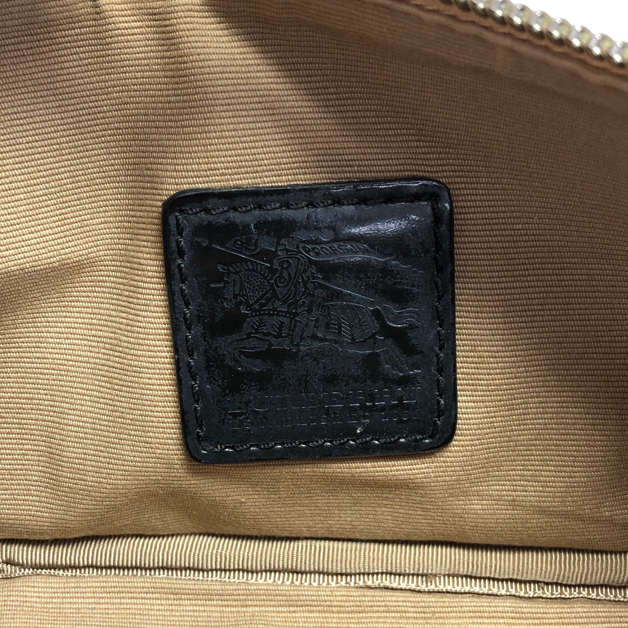 BURBERRY バーバリー メガチェック ハンドバッグ ベージュ PVC BURBERRY バーバリー メガチェック ハンドバッグ ベージュ PVC