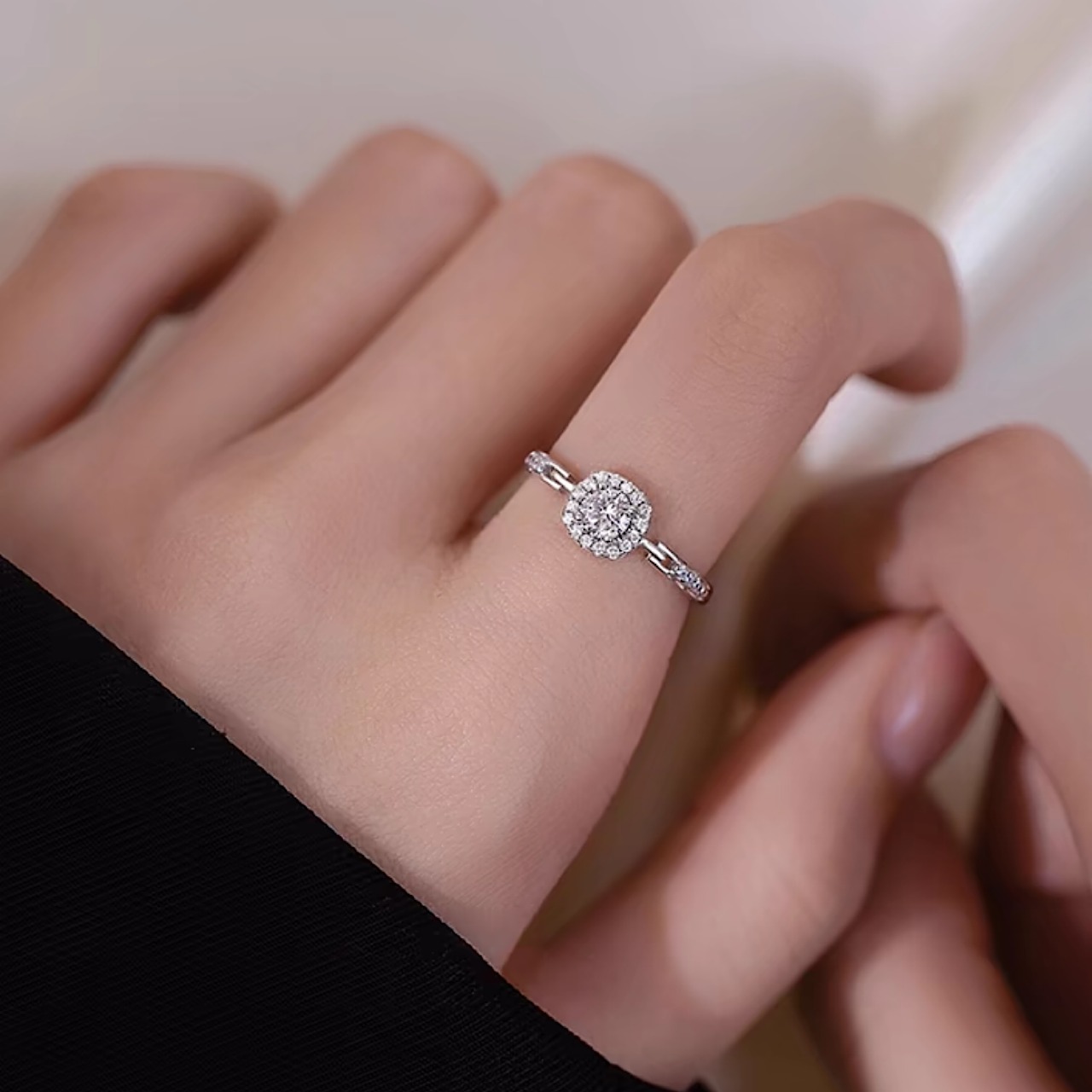 指輪 おしゃれ ダイヤ シルバー リング