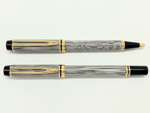 【セット販売】'90s　ウォーターマン ル・マン２００ ラプソディ キャビア　WATERMAN Le Man 200 Rhapsody　（細字）　18K　（＋　ル・マン２００ ラプソディ キャビア　ボールペン）　　　　　02955