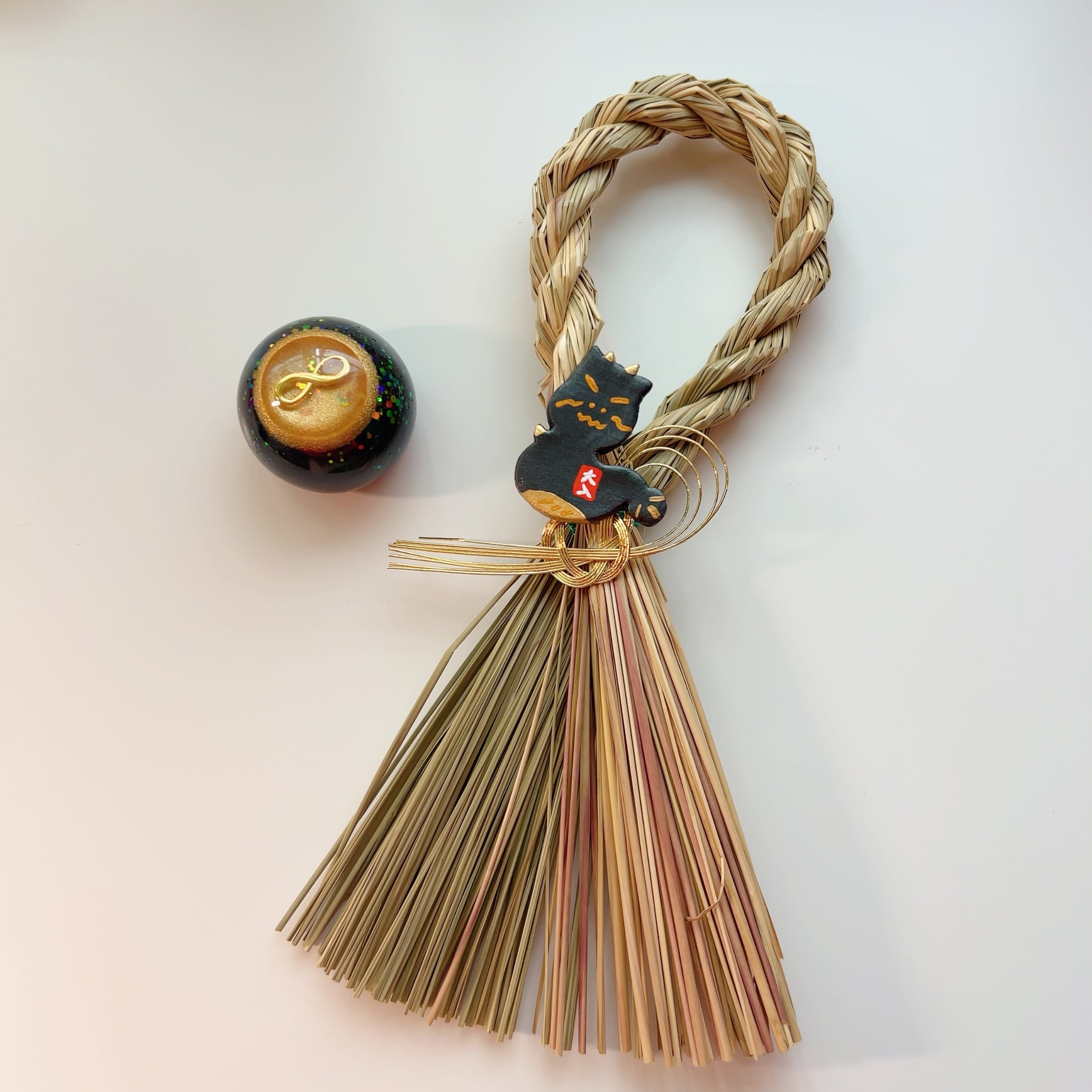 開運♪龍神さましめ縄(黒龍A)