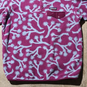 極美品 M 18年 Joshua Tree 総柄 LW Synchilla Snap-T Patagonia シンチラ スナップT パタゴニ ジョシュアツリー