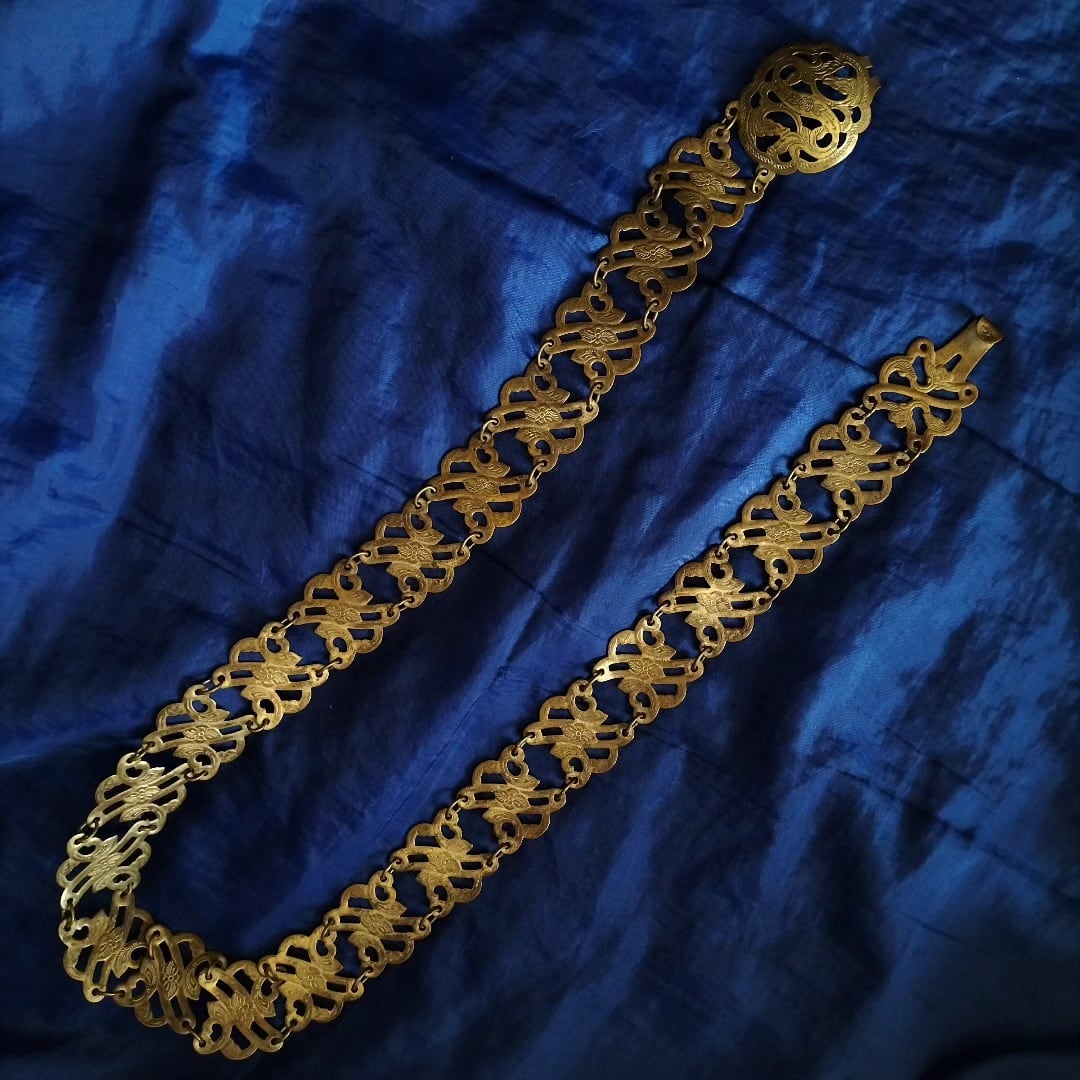 Antique Chatelaine Belt