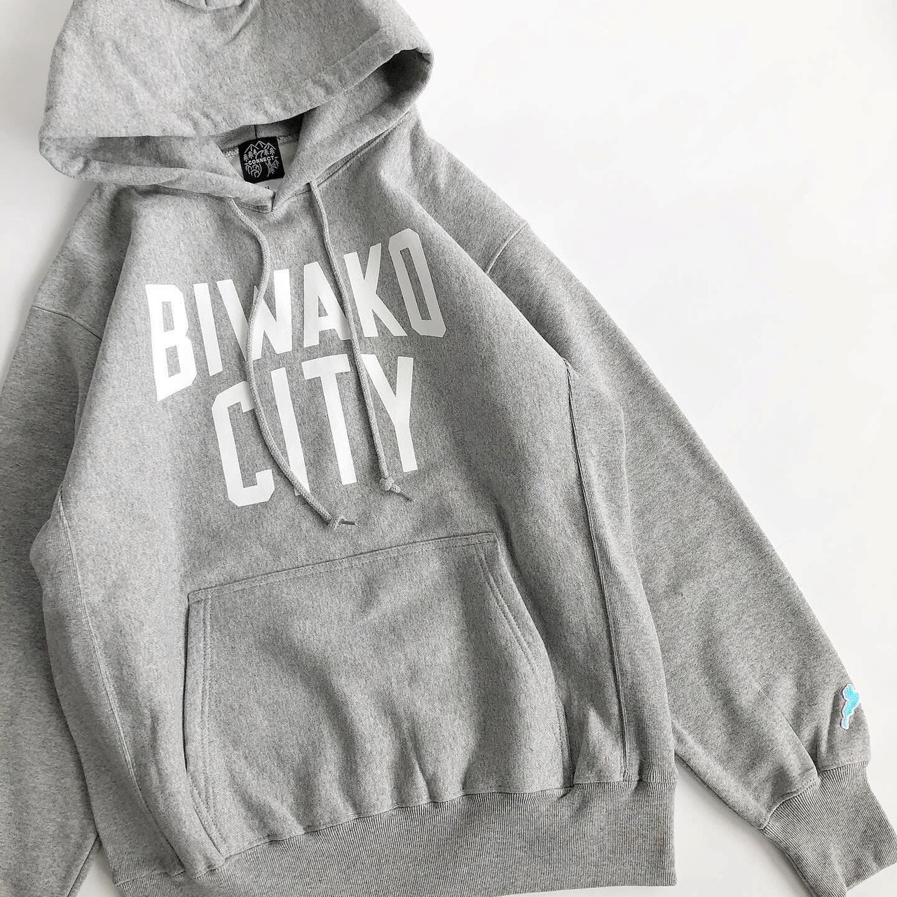 BIWAKO CITY / BASIC LOGO SWEAT PARKA / HEAVY WEIGHT