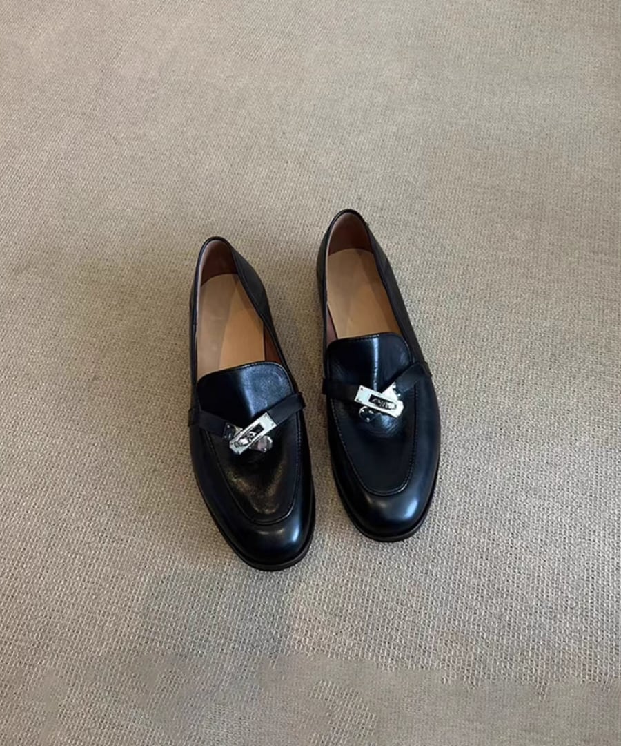 バックル◆ローファー【e-70235】