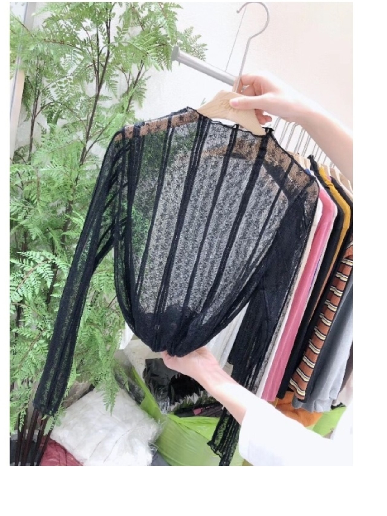 変形セーター ジウ センソユニコ 慈雨 半袖セーター サイズ40 M 