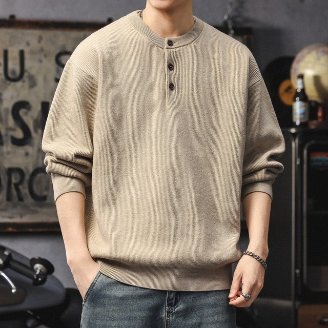 ニットウェアベーシックセーター　D0040