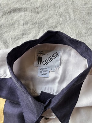 “GOOUCH” Silk Switching Shirt